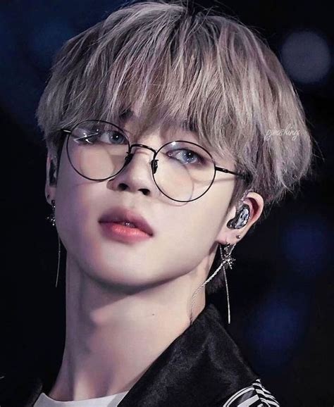 bts jimin glasses photo.